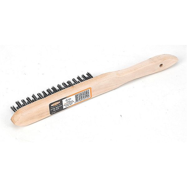 Staco stålbørste 2 rækker