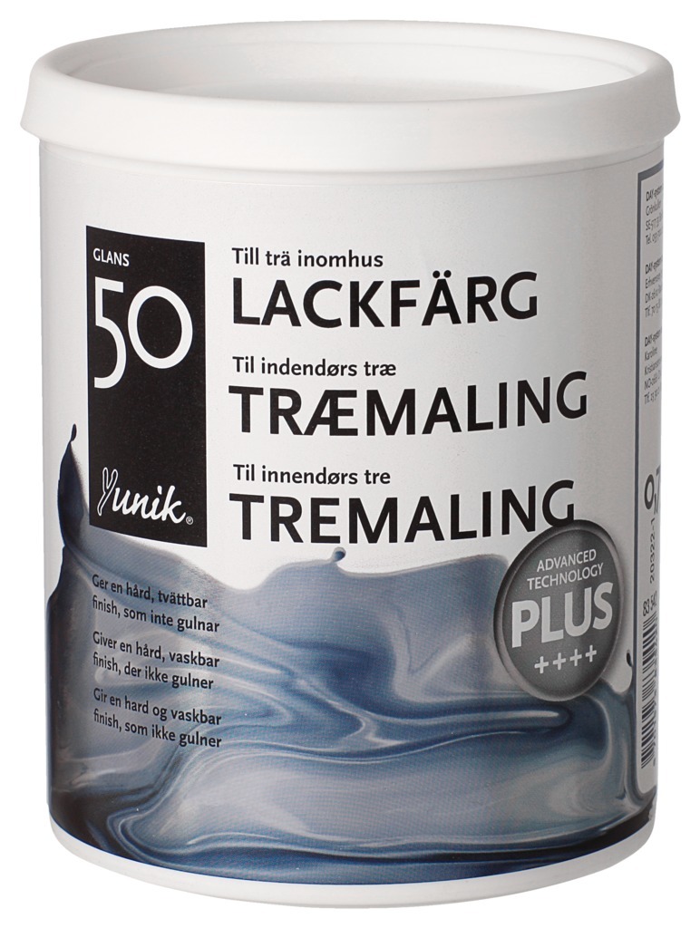 Yunik Indendørs Træmaling Glans 50+ - 0,75L