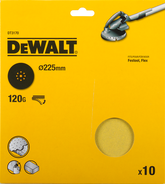 DEWALT Girafskive K120  225mm 