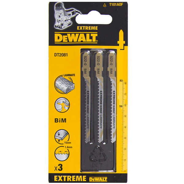 DEWALT Stiksavklinge kurvede snit 15 mm