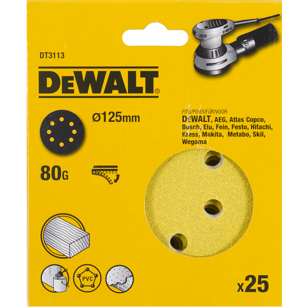 DEWALT Multi-Funktion Skive K80 125 mm