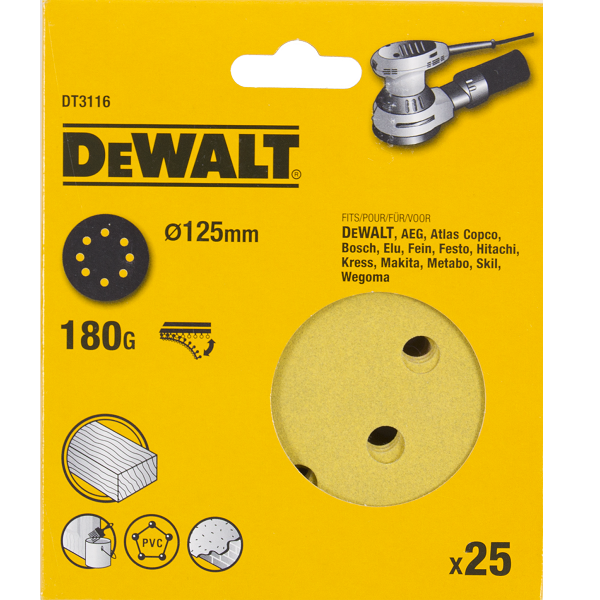 DEWALT Multi-Funktion Skive K180 125 mm