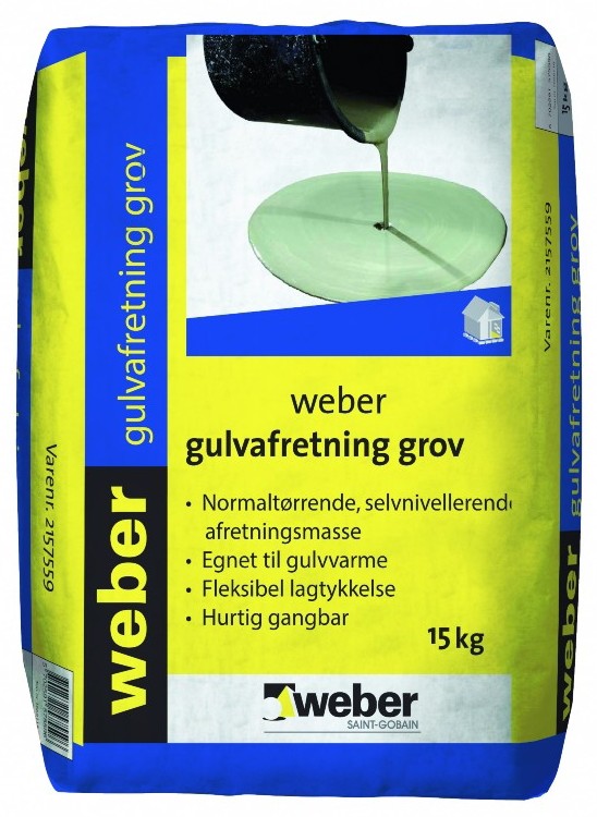 Weber Gulvafretning Grov - 15kg
