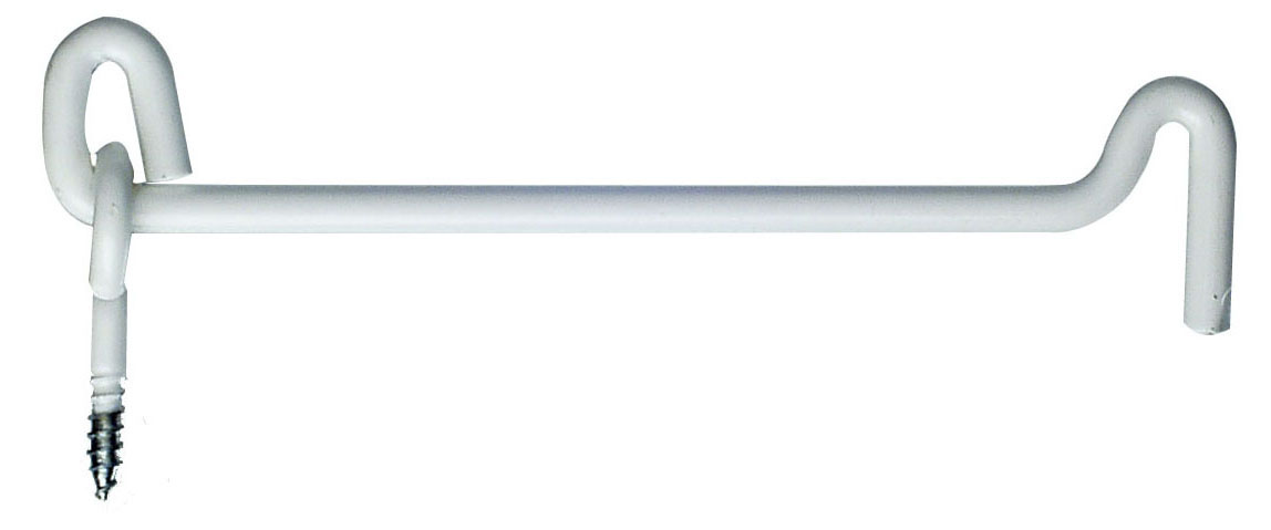 PN stormkrog pulverlakeret hvid - 260mm