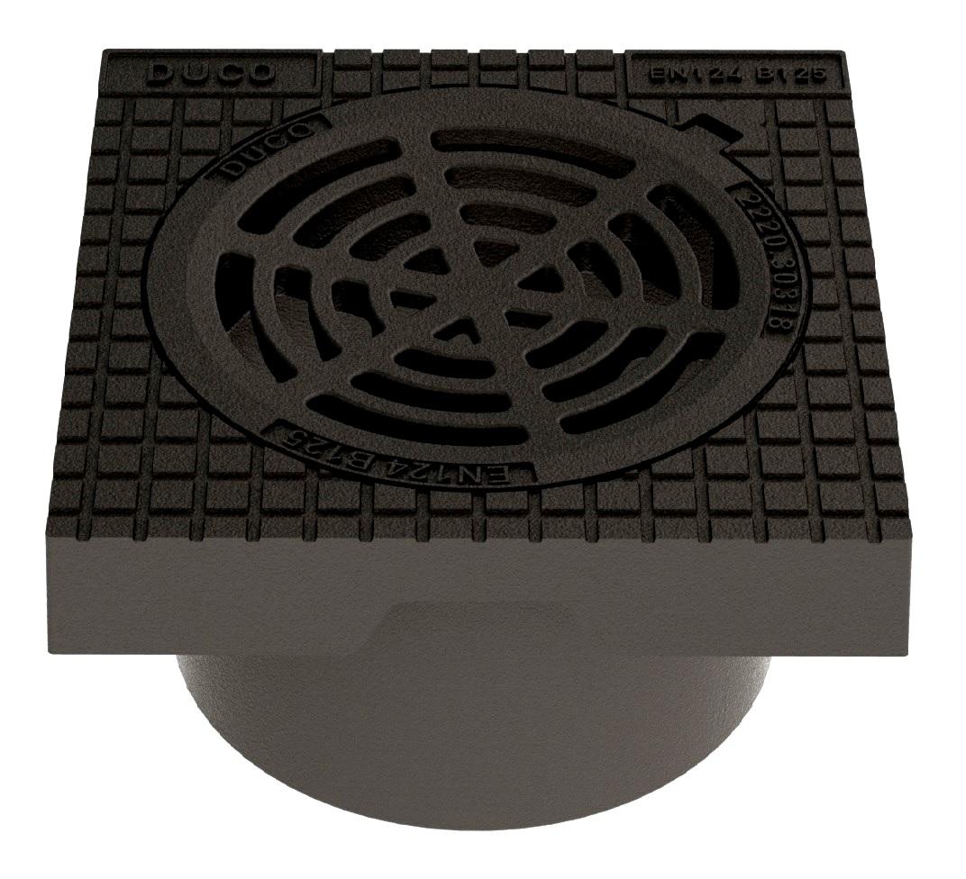 Duco Firkantkarm kl. B125 Inkl. Rist - Ø315