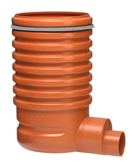 Uponor PP Tørbrønd Rødbrun - 110/160x315mm