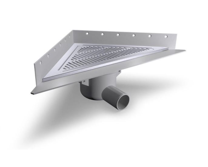 Purus Corner Afløbssystem - Ø50mm