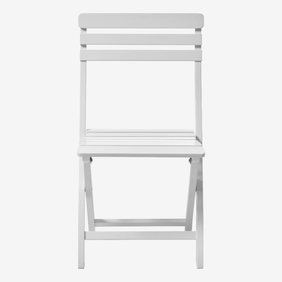 Cinas Clarish Foldestol Hvid - 45x45x88cm