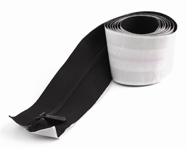 Selvklæbende Lynlås Til TP og Cover Støvvægge