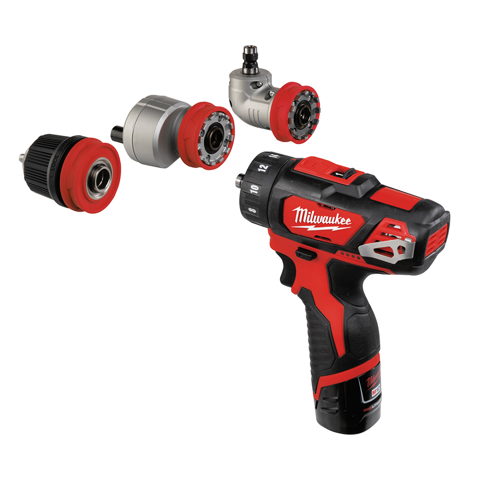 Milwaukee M12 Boremaskine - 12V BDDXKIT-202C inkl. batterier
