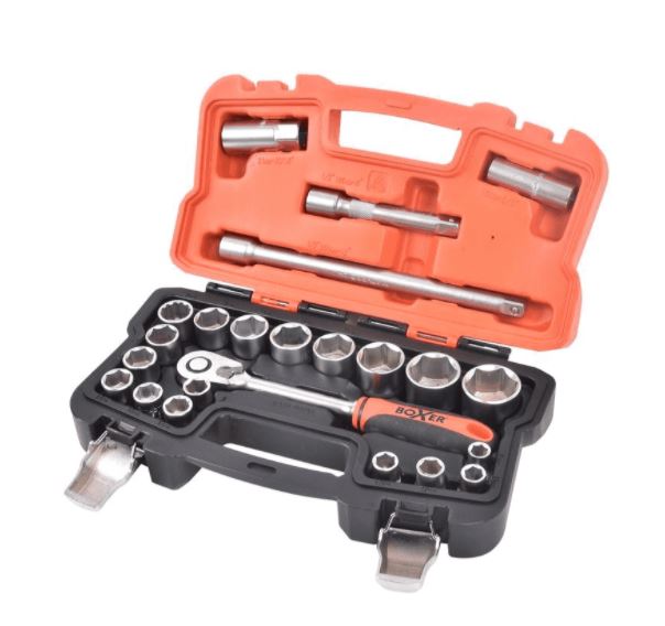 Boxer Topnøglesæt 1/2"