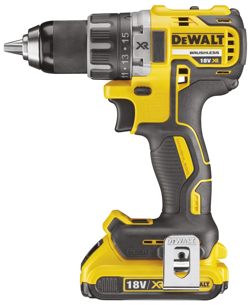 DEWALT XR Boremaskine - 18V DCD791D2 inkl. batterier