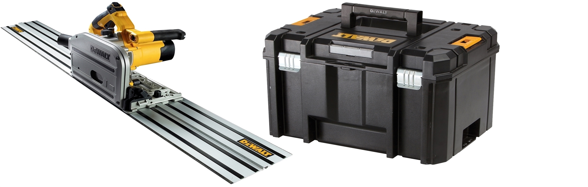 DEWALT Dyksav med skinne - 230V DWS520KTR-QS