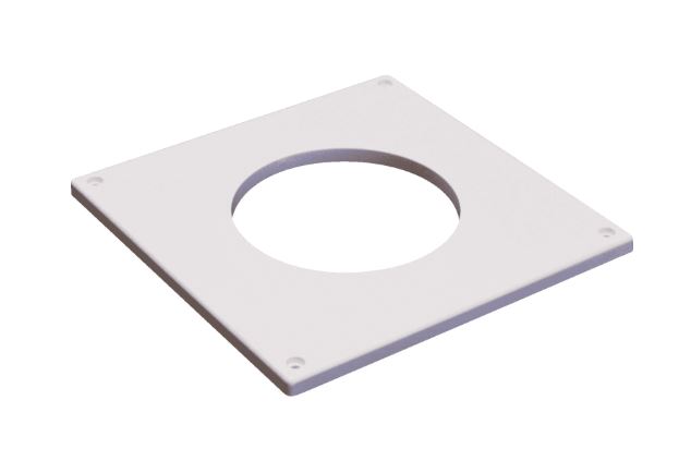 DUKA Dækplade S7 Hvid - 195x195xØ100mm