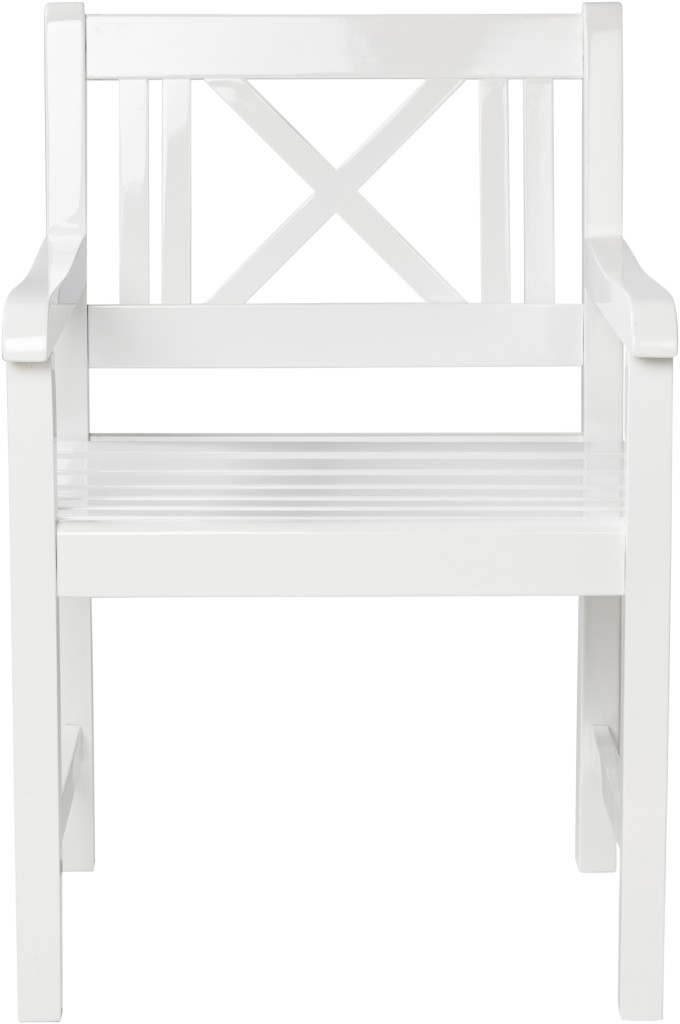 Cinas Rosenborg Stol Hvid - 59x59x89cm