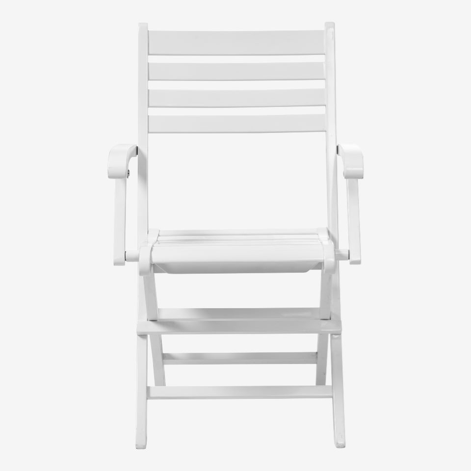 Cinas York Foldestol Hvid - 51x53x86cm