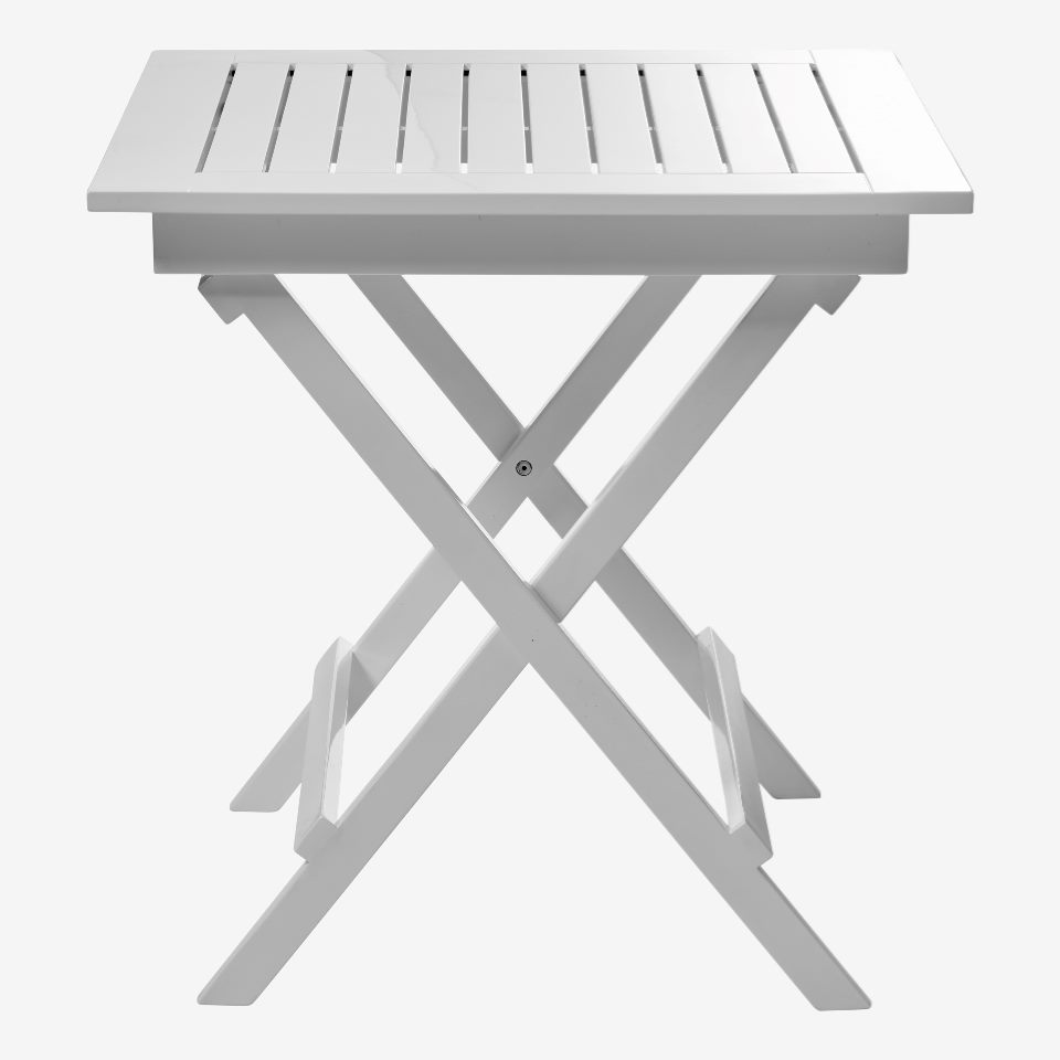 Cinas York foldebord Hvid - 70x70cm