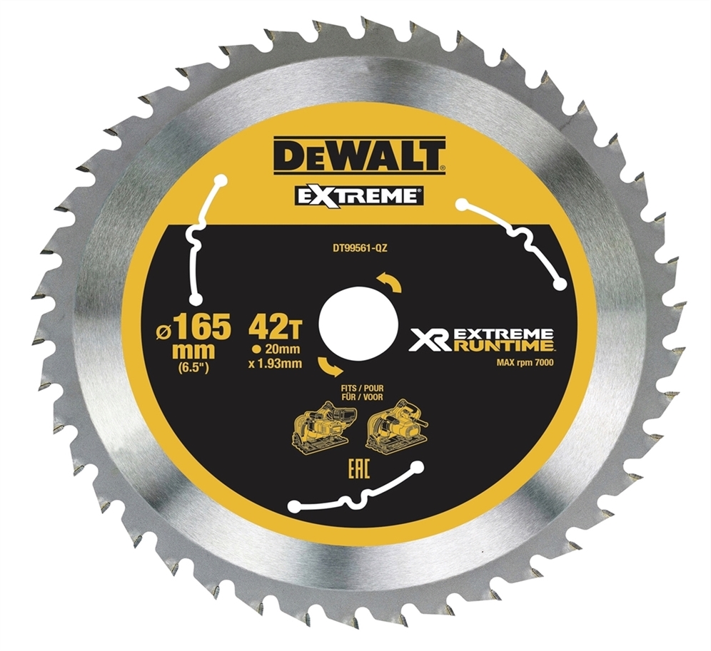 DEWALT Rundsavklinge DT99561-QZ - 165x20mm