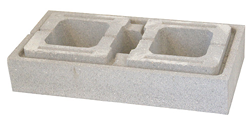 RBR Nordic-Wall Støttemur Normalsten - Grå - 12x30x60cm