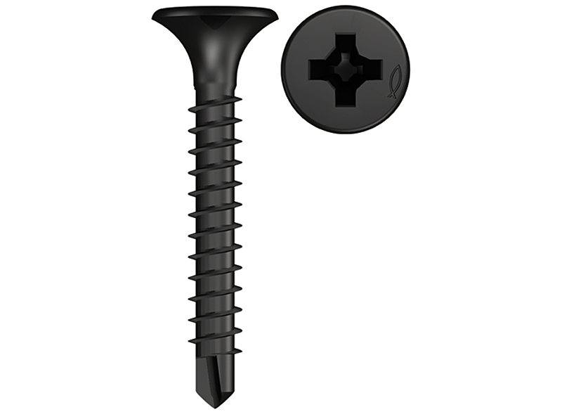 Bygma Gipspladeskrue m/borespids t/stål PH2 - 3,5x25mm bånd - 1000 stk