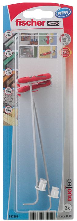 Fischer Kipdybel DuoTec 10 - 2 stk