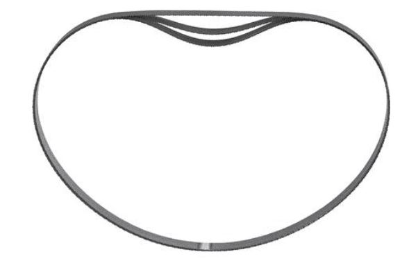 Milwaukee M12 Båndsavblad 8TPI 3p