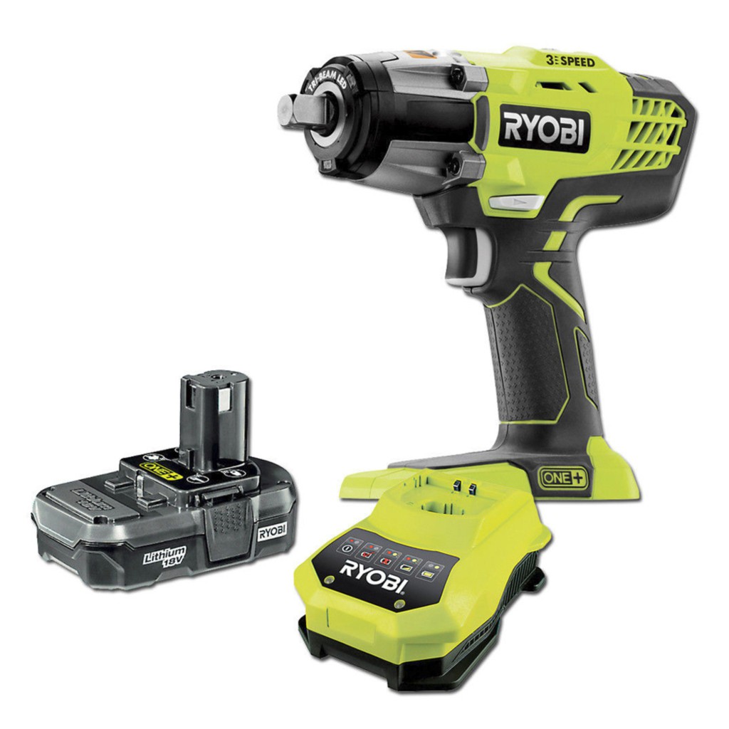 Ryobi ONE+ Slagskruenøgle – 18V R18IW3