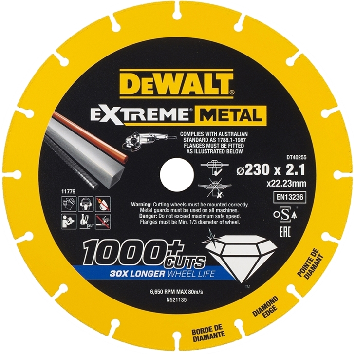 DEWALT Diamantskæreskive DT40255-QZ - 230x2,1mm
