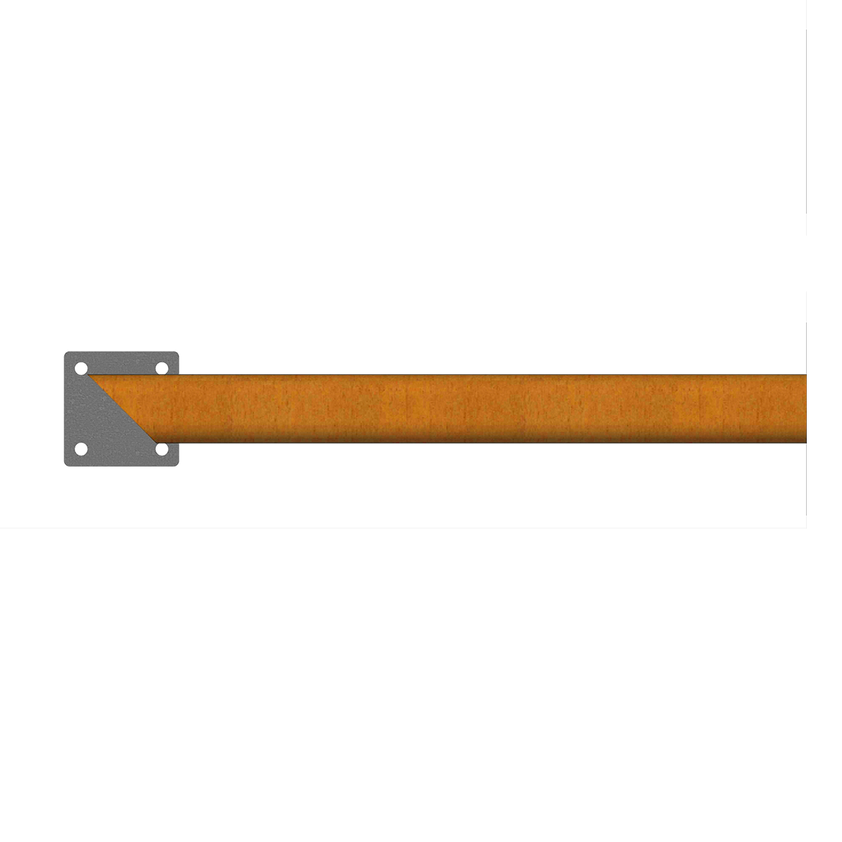 Plus Håndliste Venstre - 197x6x3cm