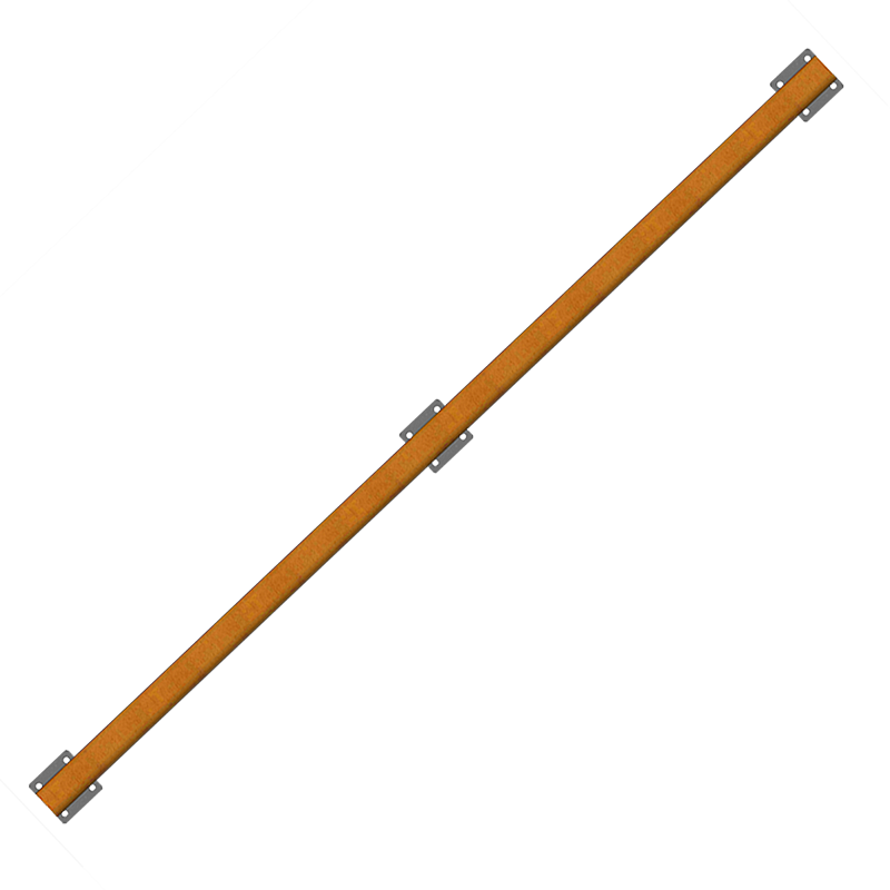 Plus Håndliste Mahogni Lige - 199x6x3cm