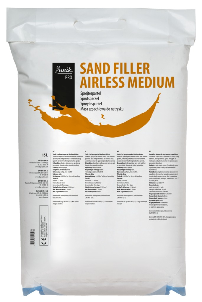 Yunik Pro Medium Sprøjtespartel - 15L