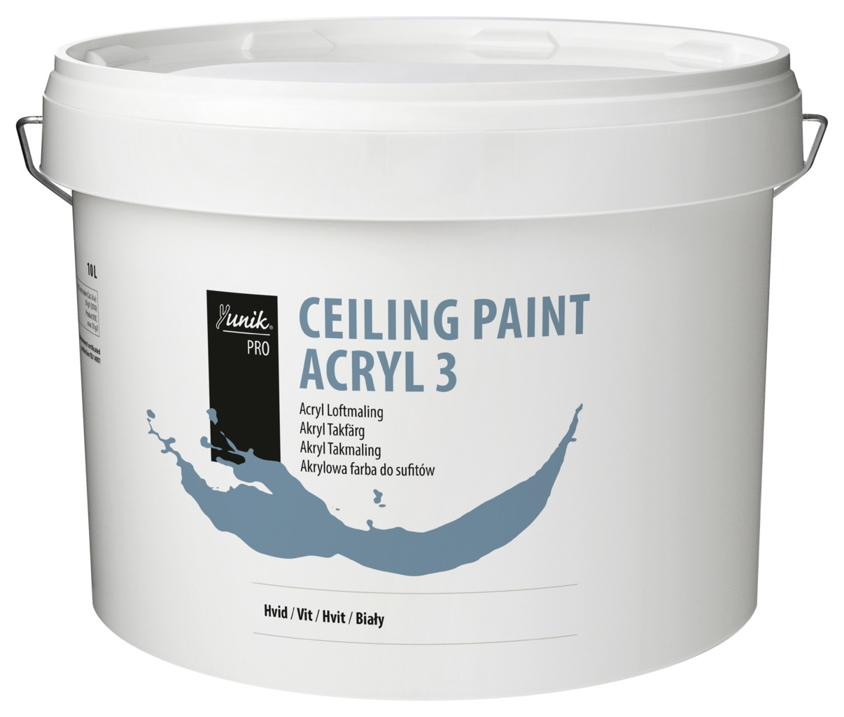 Yunik Pro Loftfinish Acryl 3 Hvid - 10L