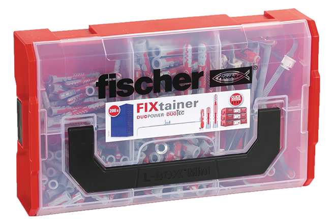 Fischer FIXtainer DuoPower - 200 stk/pk