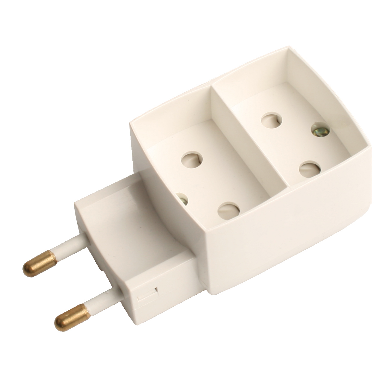 Unite Dobbeltstik D1 Hvid