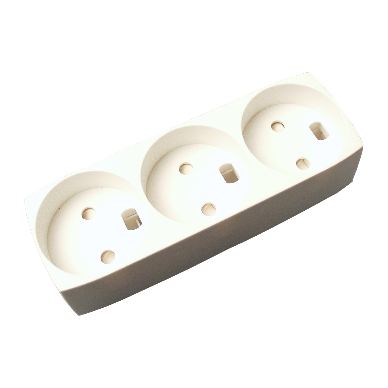 Unite Stikdåse 3 Udtag Hvid