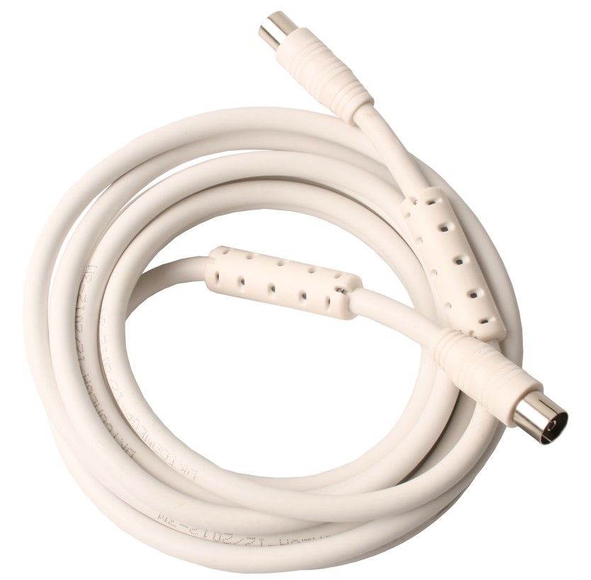 Unite Antenneledning Hvid - 3m