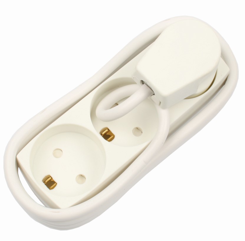 Unite Stikdåse T11 3R Hvid - 5m