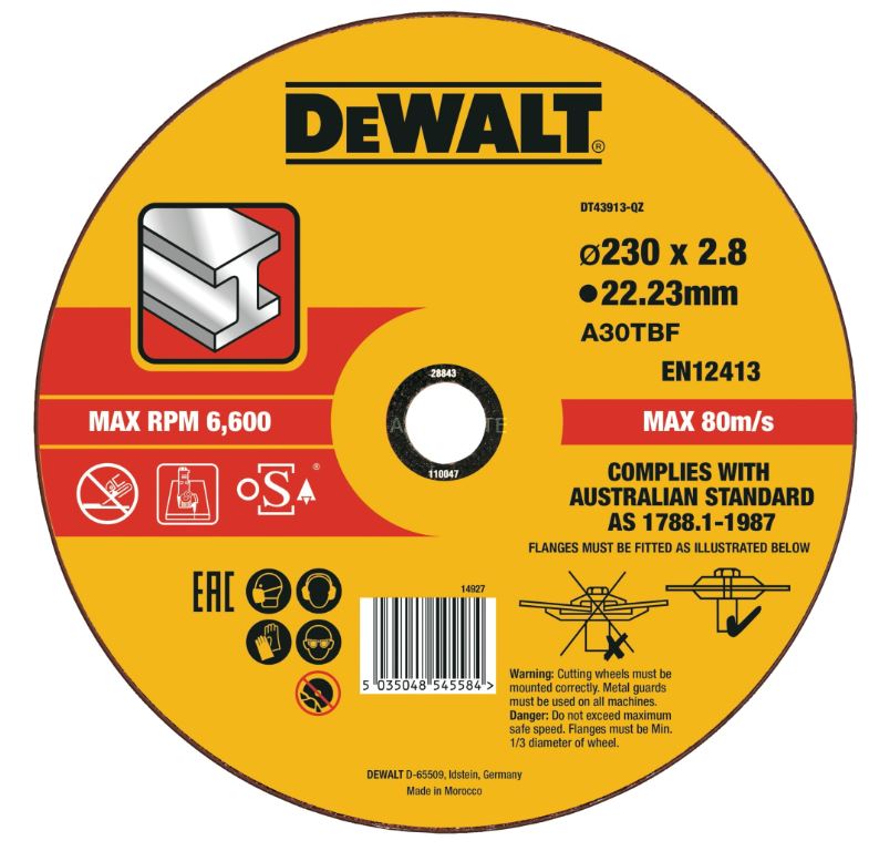 DEWALT skæreskive 230x3,0mm