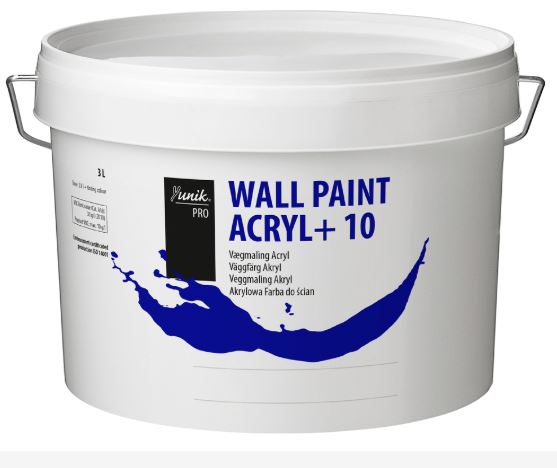 Yunik Pro Vægmaling Glans 10 Acryl+ - 10L