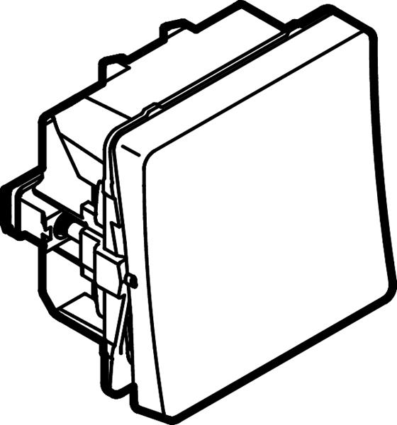 Afbryder p1 enk. hvid