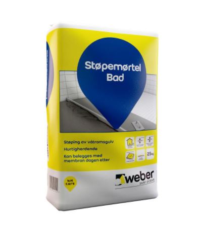 Weber Støbemørtel Bad - 20kg