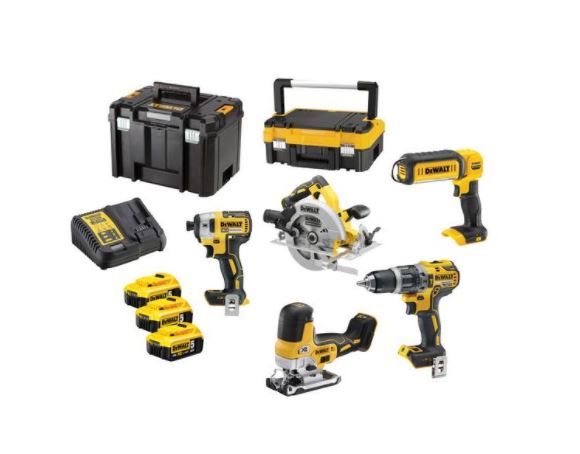 DEWALT 5 Sæt 18V DCD796DCF887