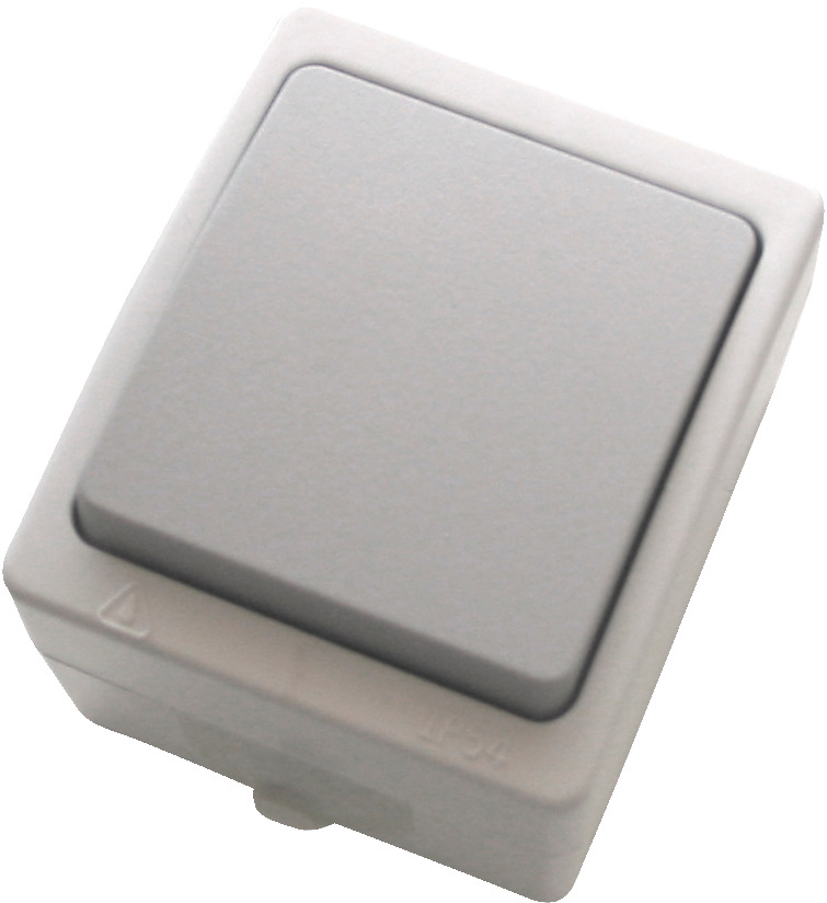 Unite IP54 Afbryder Grå