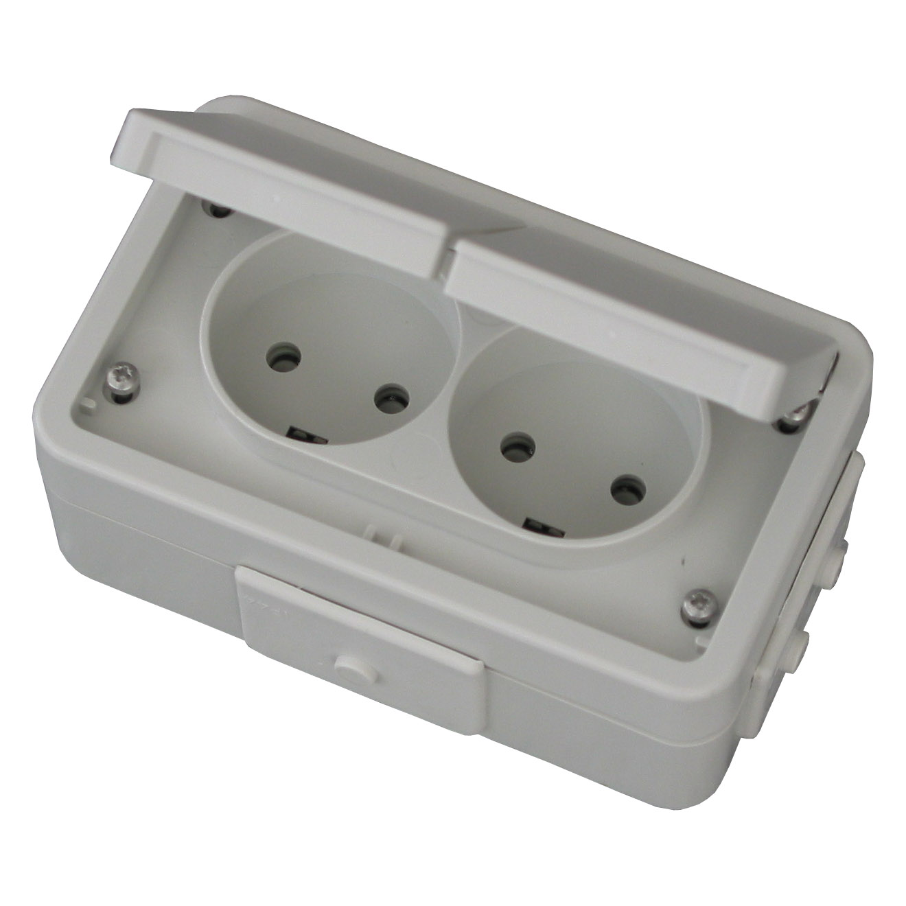 Unite Opus 73 Stikkontakt Grå