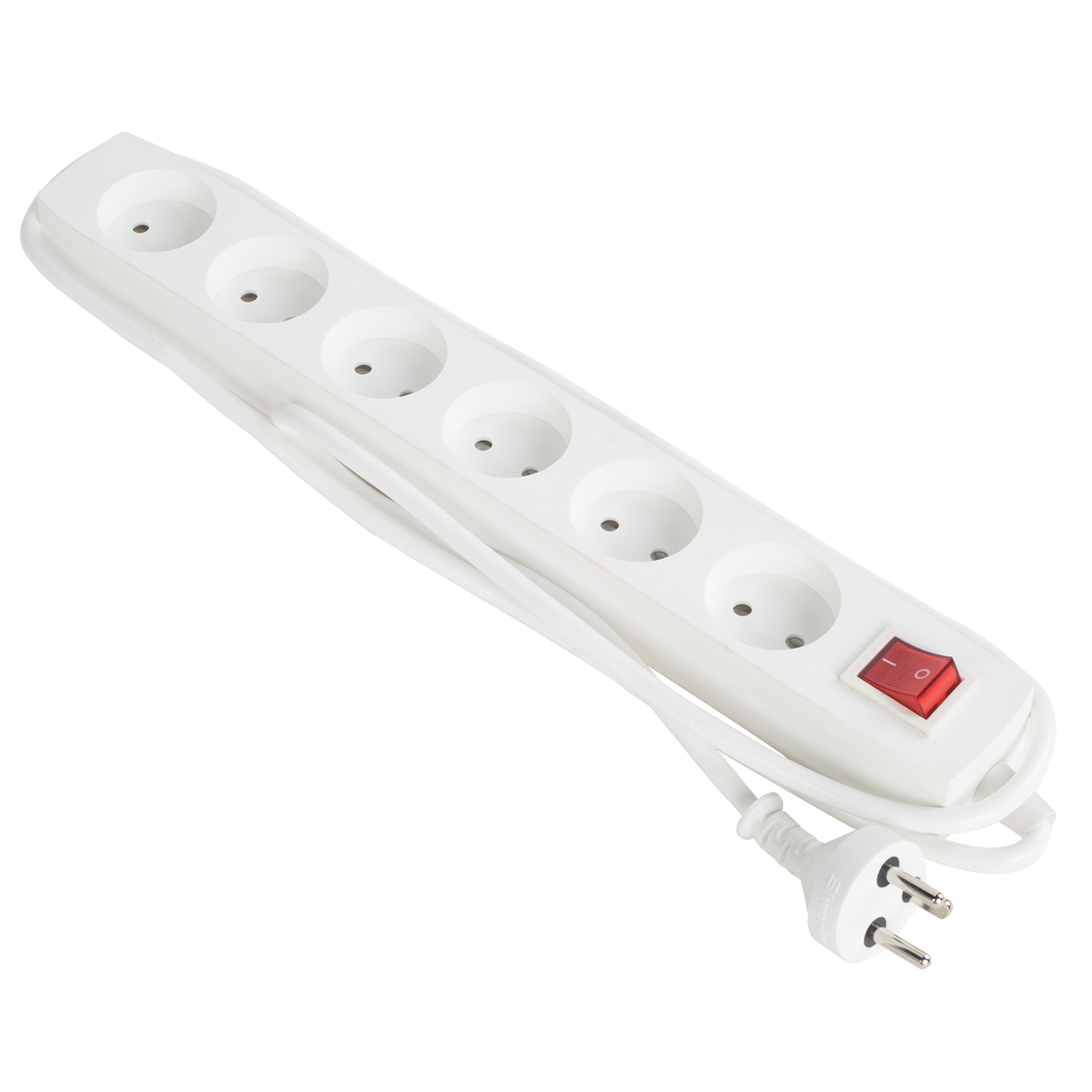 Unite Stikdåse 6R Hvid