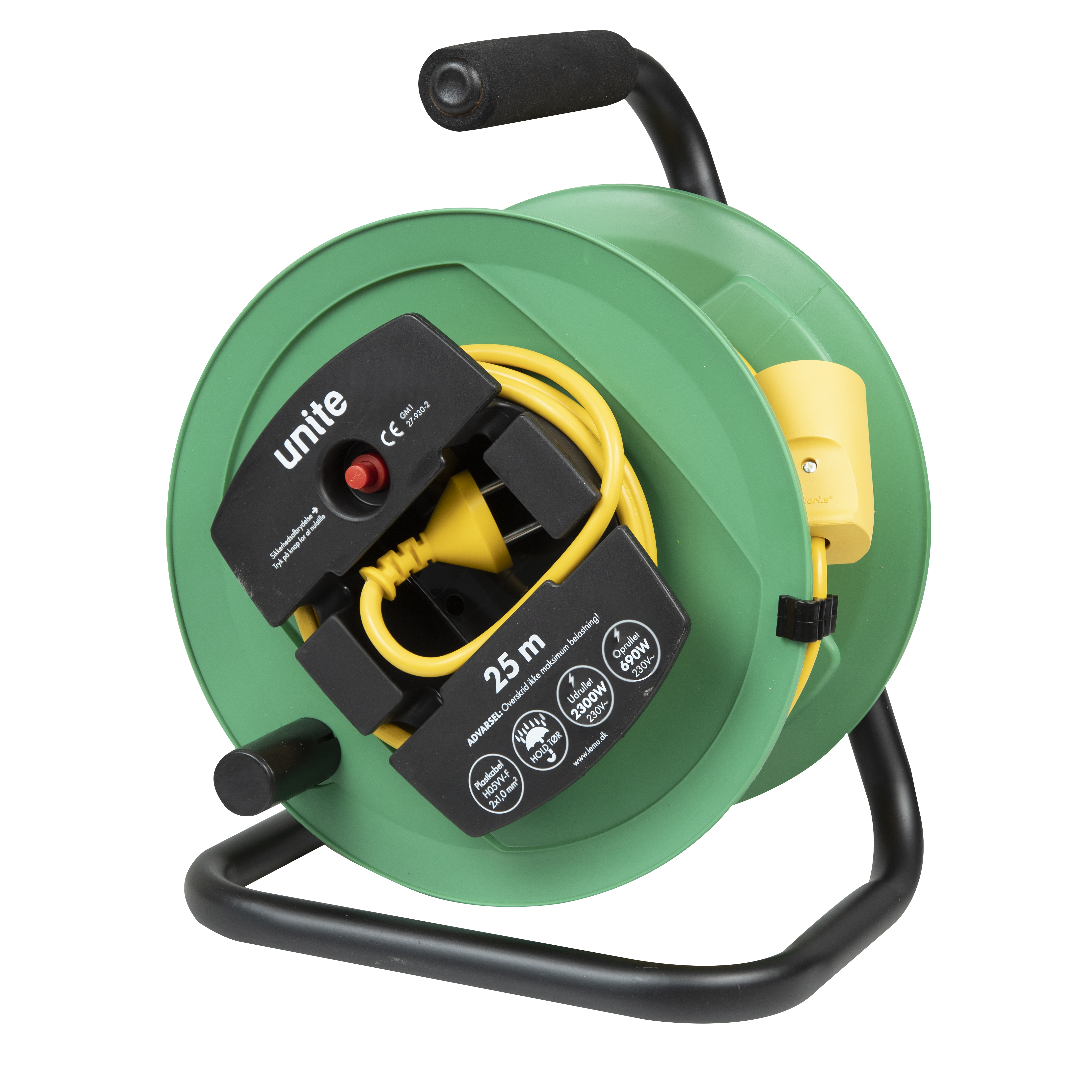 Unite Havetromle Grøn/Gul - 25m