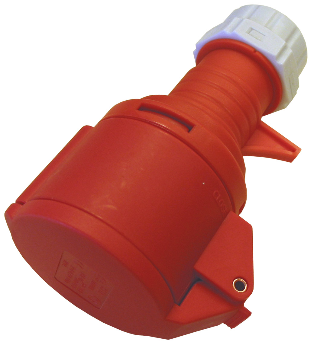 Unite CEE Forlængerled Rød 16A