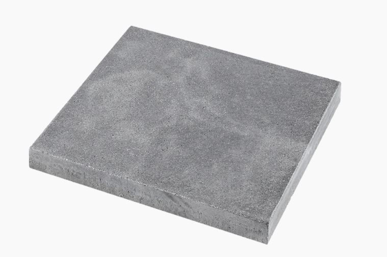 IBF Trendline Terrassefliser 40,5x40,5 - 4cm Grafitgrå Flammet