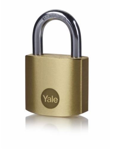 Yale Hængelås Messing Box- 30mm