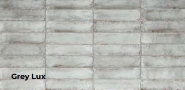 Viva Metalbrick Fliser 6x24cm - Grey Lux 
